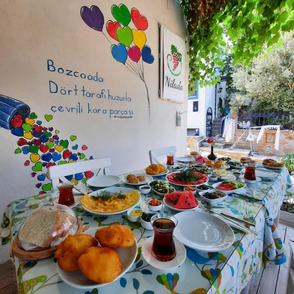 Nilada Bozcaada Apartment Bagian luar foto